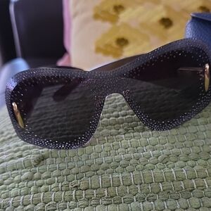 Loewe Blue and Gold Studded Sunglasses